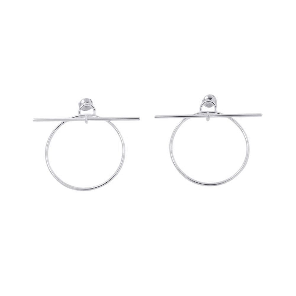 Hermes Earrings Loop Echapee MM