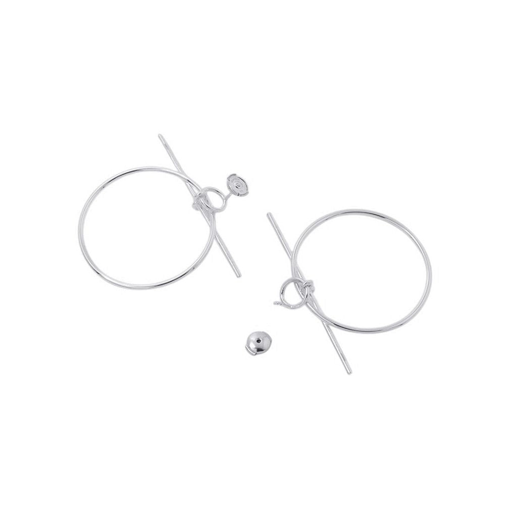 Hermes Earrings Loop Echapee MM — view 3