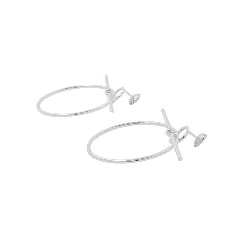 Hermes Earrings Loop Echapee MM — view 2