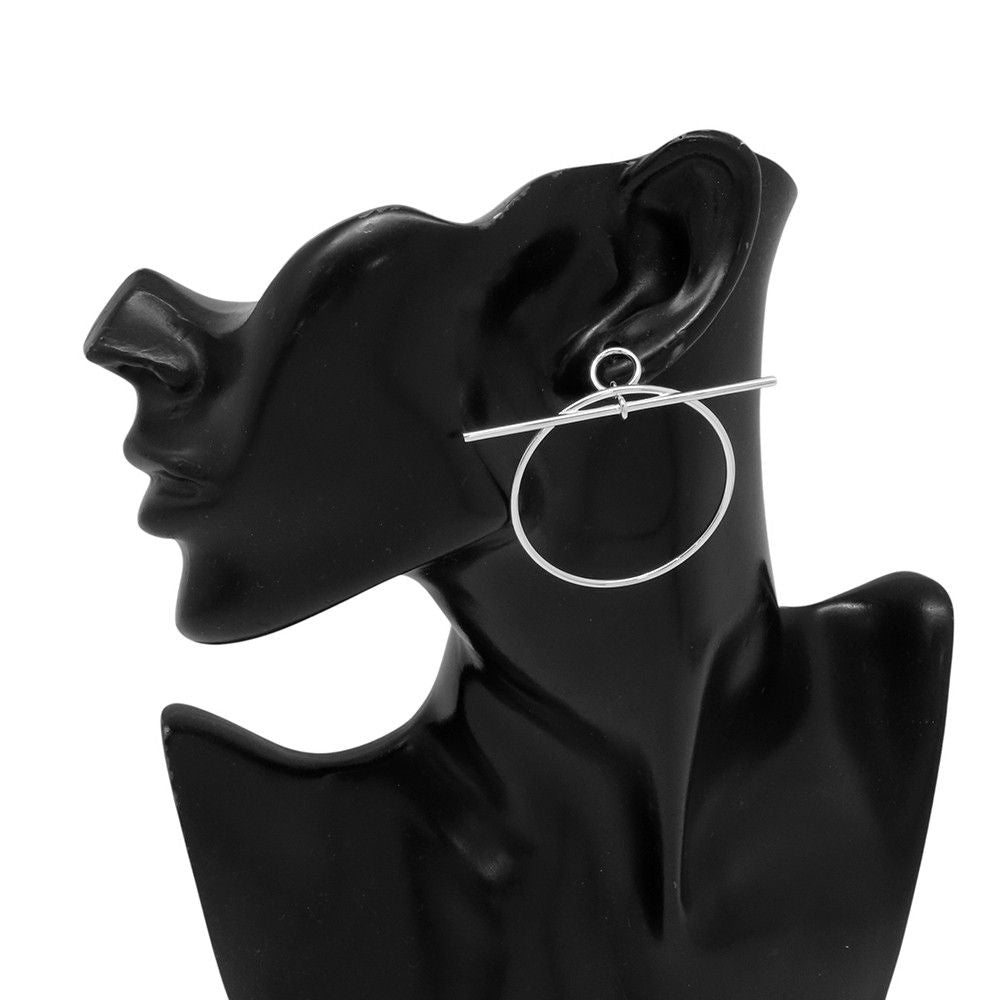 Hermes Earrings Loop Echapee MM — view 4