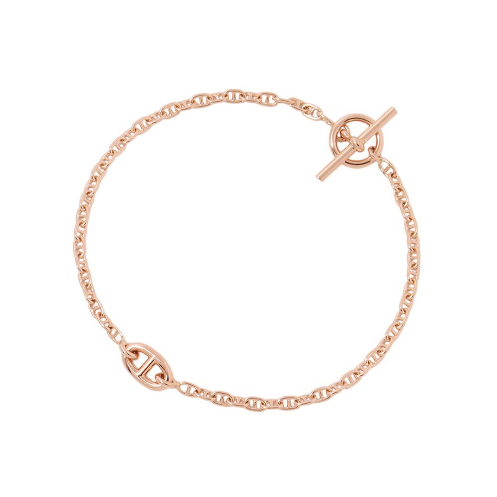 Hermes Bracelet Chaine D'ancre New Farandole 18k Pink Gold