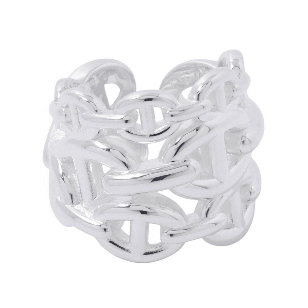 Hermes Ring Chaine D'ancre GM Enchainee