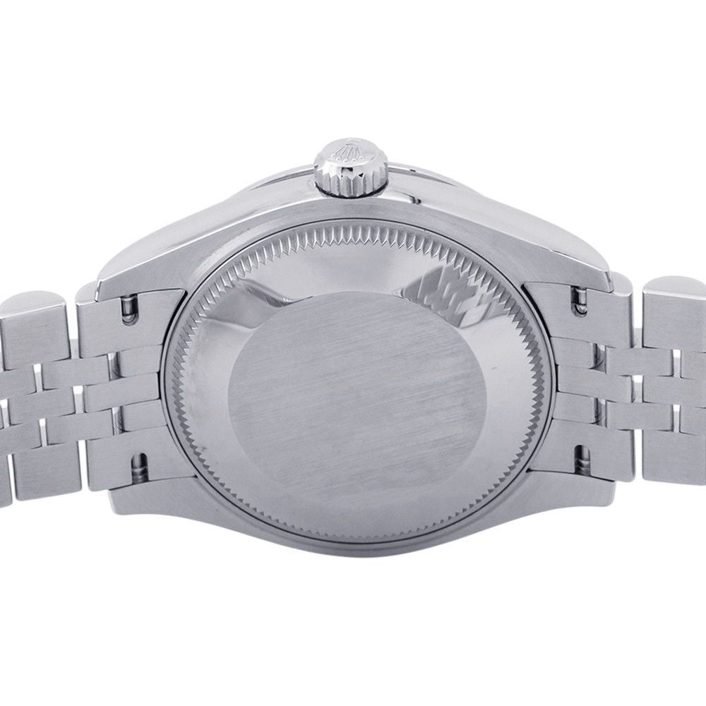 Rolex Datejust 31 SS 18k White Gold Roulette Watch Mint Green Dial — view 3