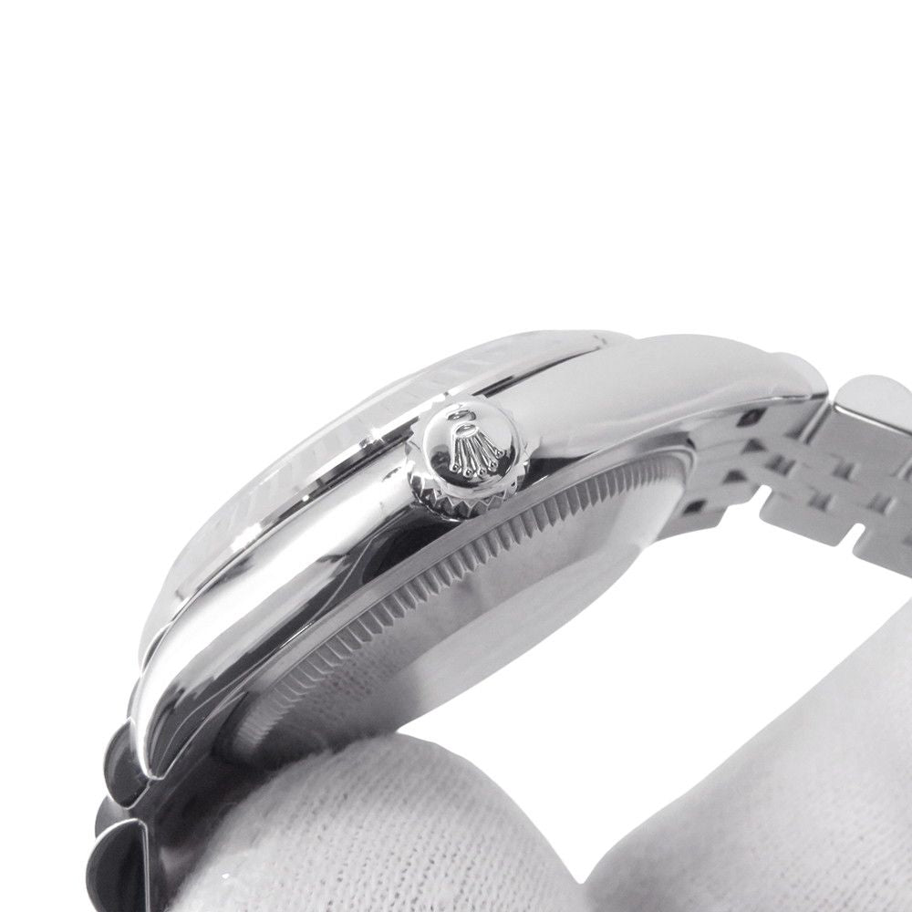 Rolex Datejust 31 SS 18k White Gold Roulette Watch Mint Green Dial — view 5