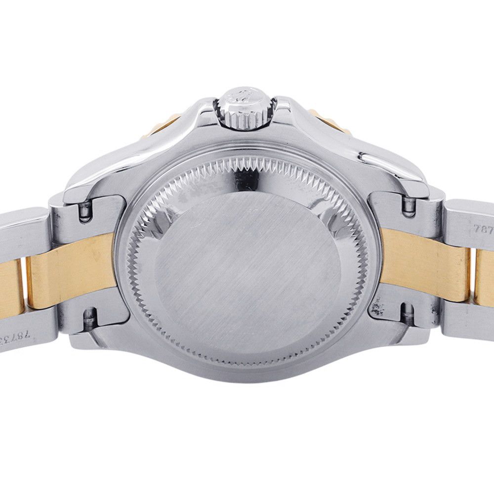 Rolex Yachtmaster Star SS 18k Yellow Gold Number Watch White Dial — view 3