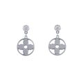 Louis Vuitton Earrings Monogram Idylle Diamond Total 18k White Goldh and White