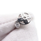 Louis Vuitton Earrings Monogram Idylle Diamond Total 18k White Goldh and White — view 6