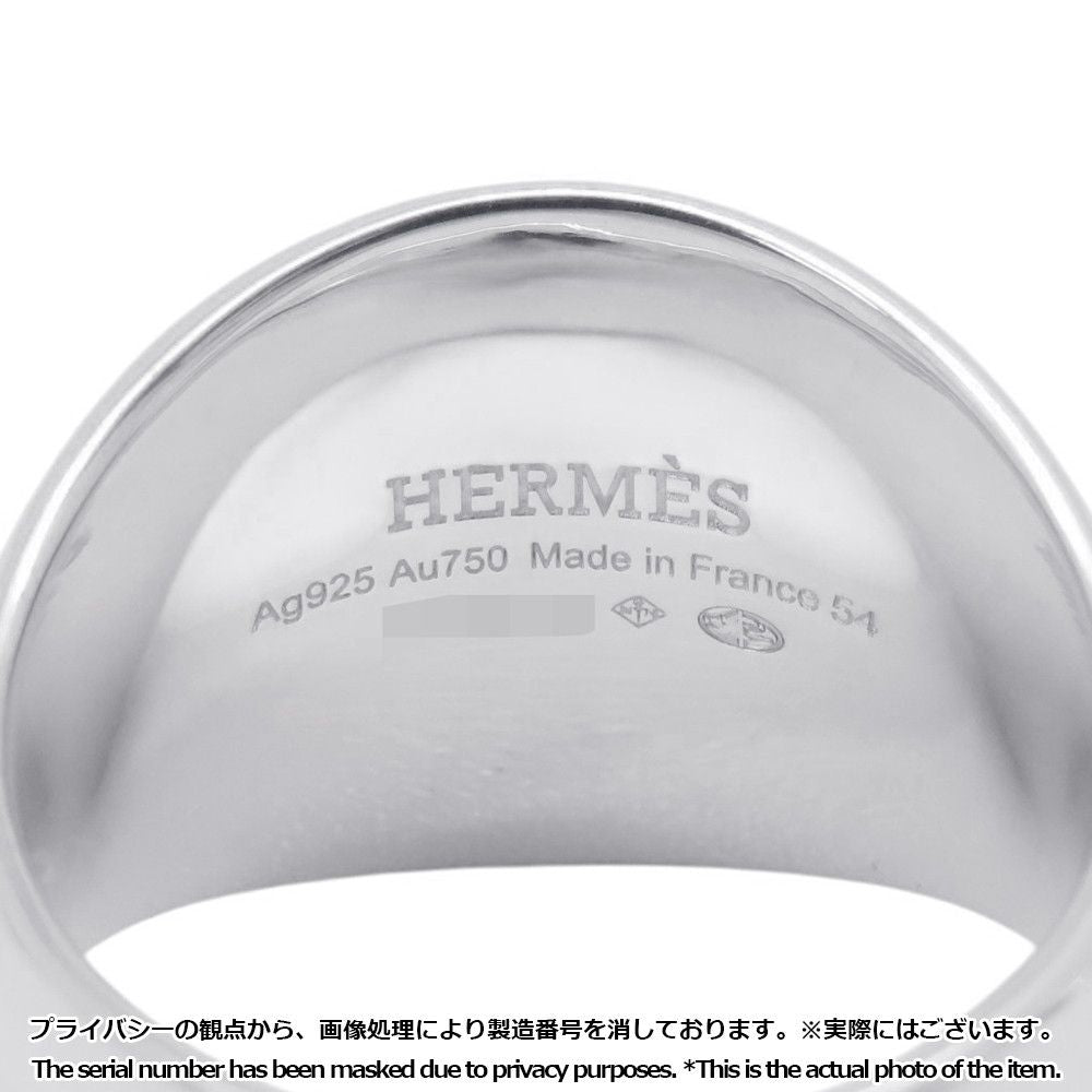 Hermes Ring Exlibris Chevalier 18k Pink Gold — view 7