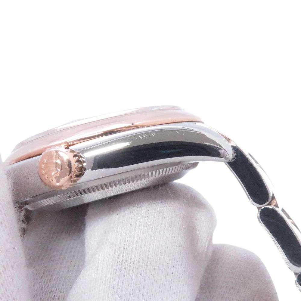 Rolex Datejust SS 18k Pink Gold D Number Watch Dial — view 9