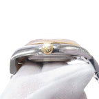 Rolex Datejust SS 18k Yellow Gold Diamond Watch Champagne Dial Oman Hanjar — view 8