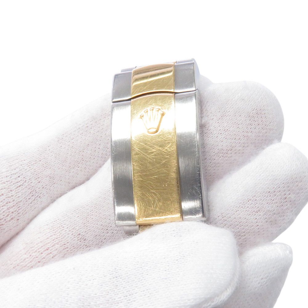 Rolex Datejust SS 18k Yellow Gold Diamond Watch Champagne Dial Oman Hanjar — view 7