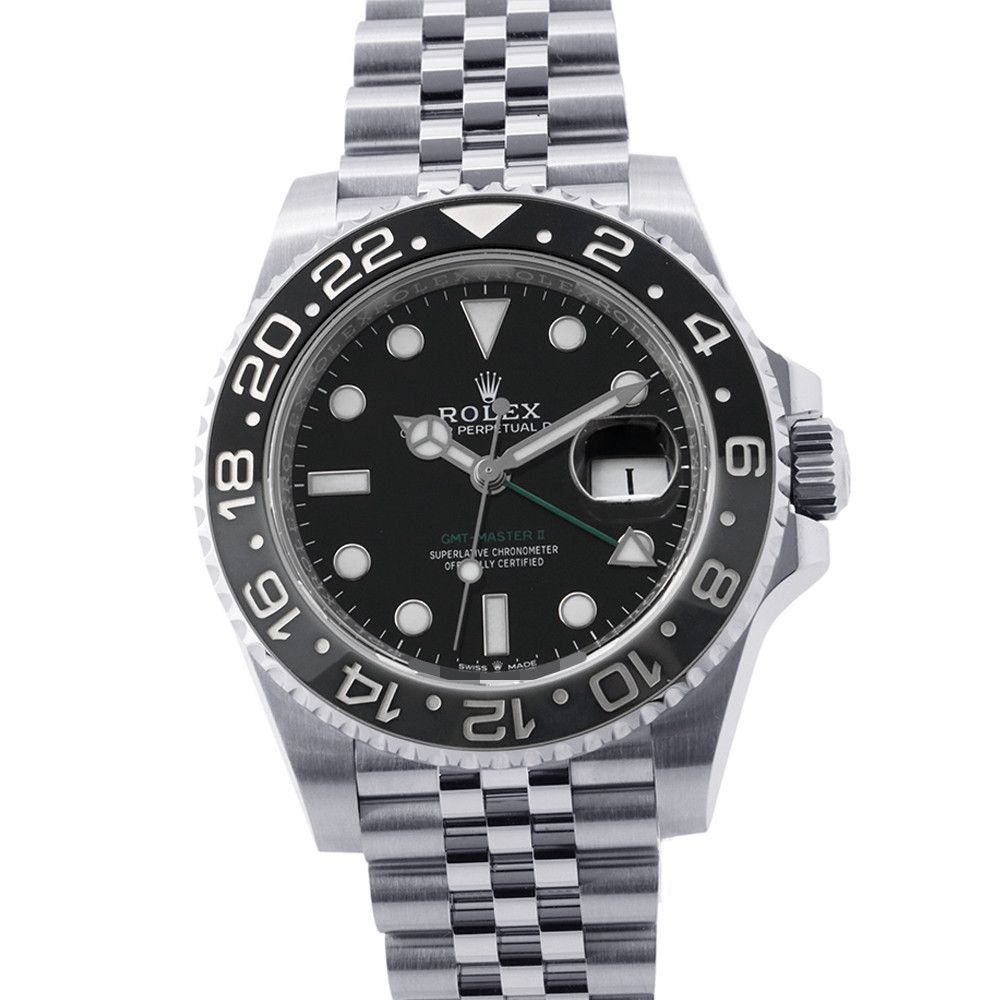 Rolex GMT Master 2 Roulette Watch Black Dial