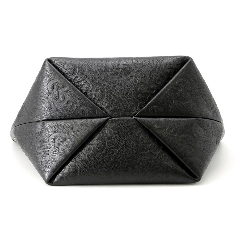 Gucci Tote Jumbo GG Leather Black — view 3