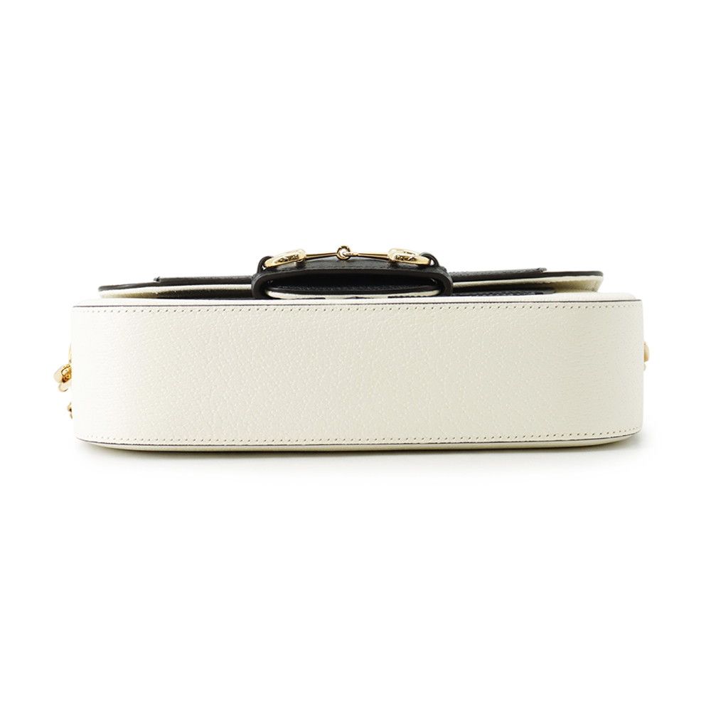 Gucci Chain Shoulder Bag Adidas Collaboration Horsebit Small 2-Way White — view 3