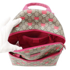 Gucci Backpack GG Supreme Flower Print Children Kids Kim Seungyoung — view 5