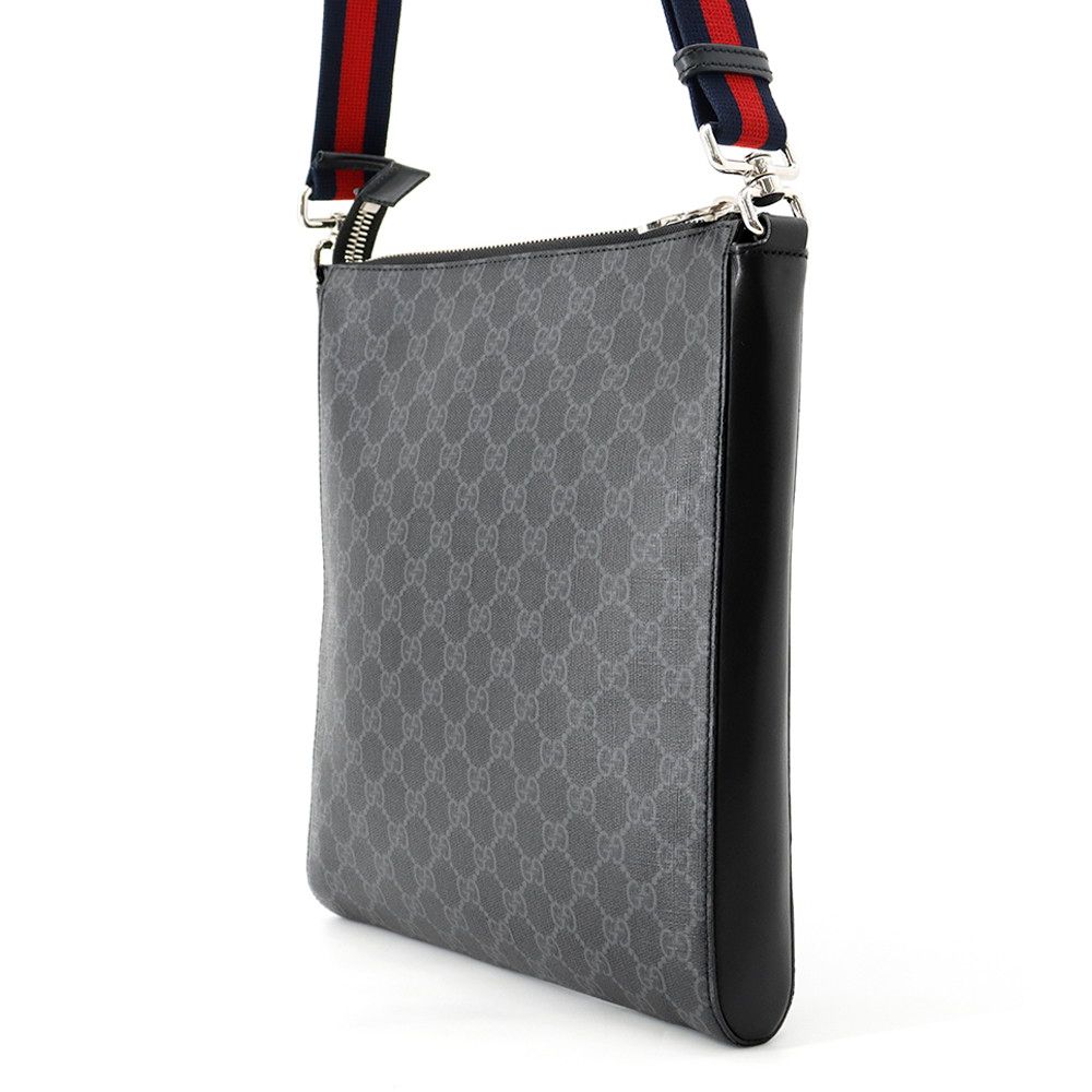 Gucci Shoulder Bag GG Supreme Courier Black — view 2