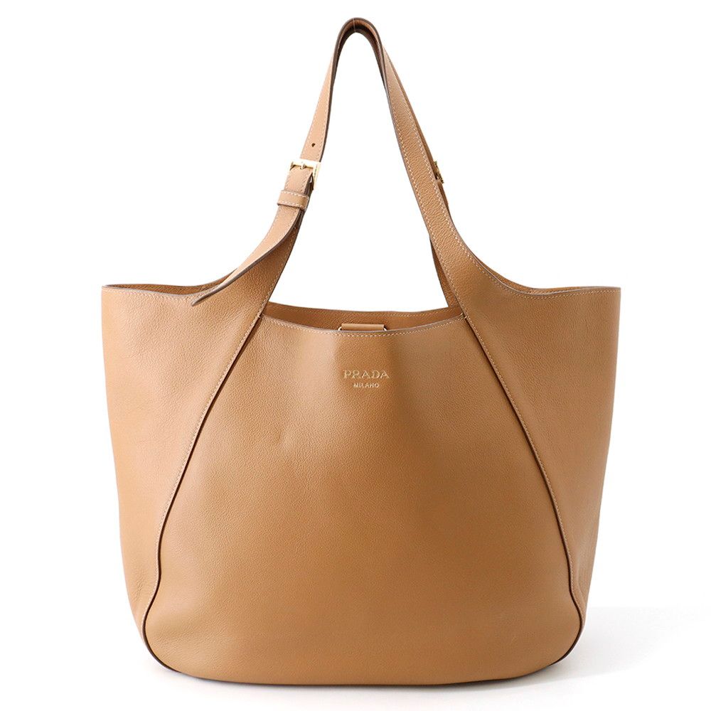 Prada Tote Logo Leather