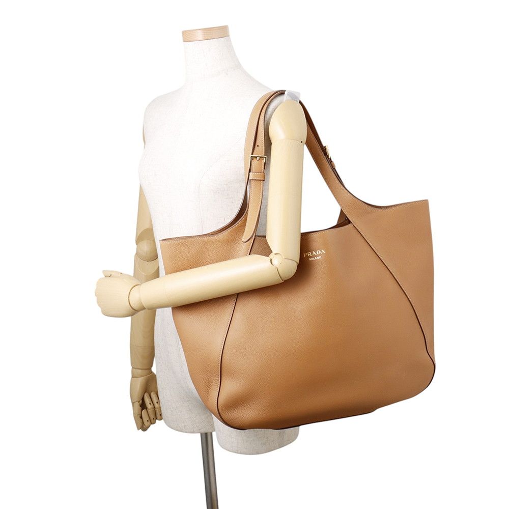 Prada Tote Logo Leather — view 4
