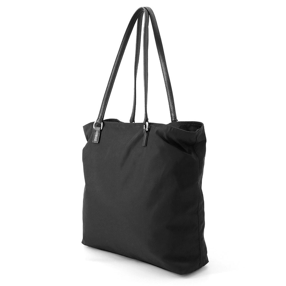 Prada Tote Triangle Logo Nylon Black — view 2