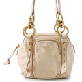 Prada Shoulder Bag Logo Soft Luxe Leather