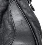 Fendi Leather 2-Way Shoulder Bag Black — view 8