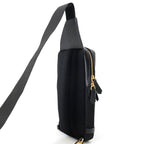 Fendi Belt Bag Monster Star Bugs Eye Nylon Leather Black — view 3