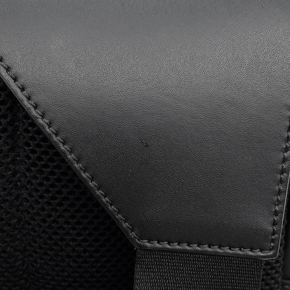 Fendi Belt Bag Monster Star Bugs Eye Nylon Leather Black — view 9