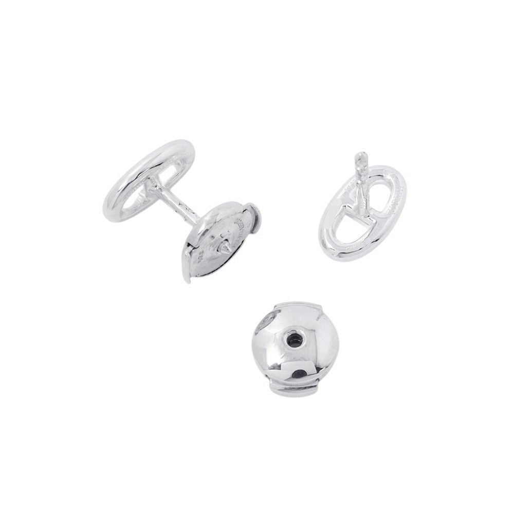 Hermes Earrings Farandole Chaine D'ancre Motif TPM Stud — view 3