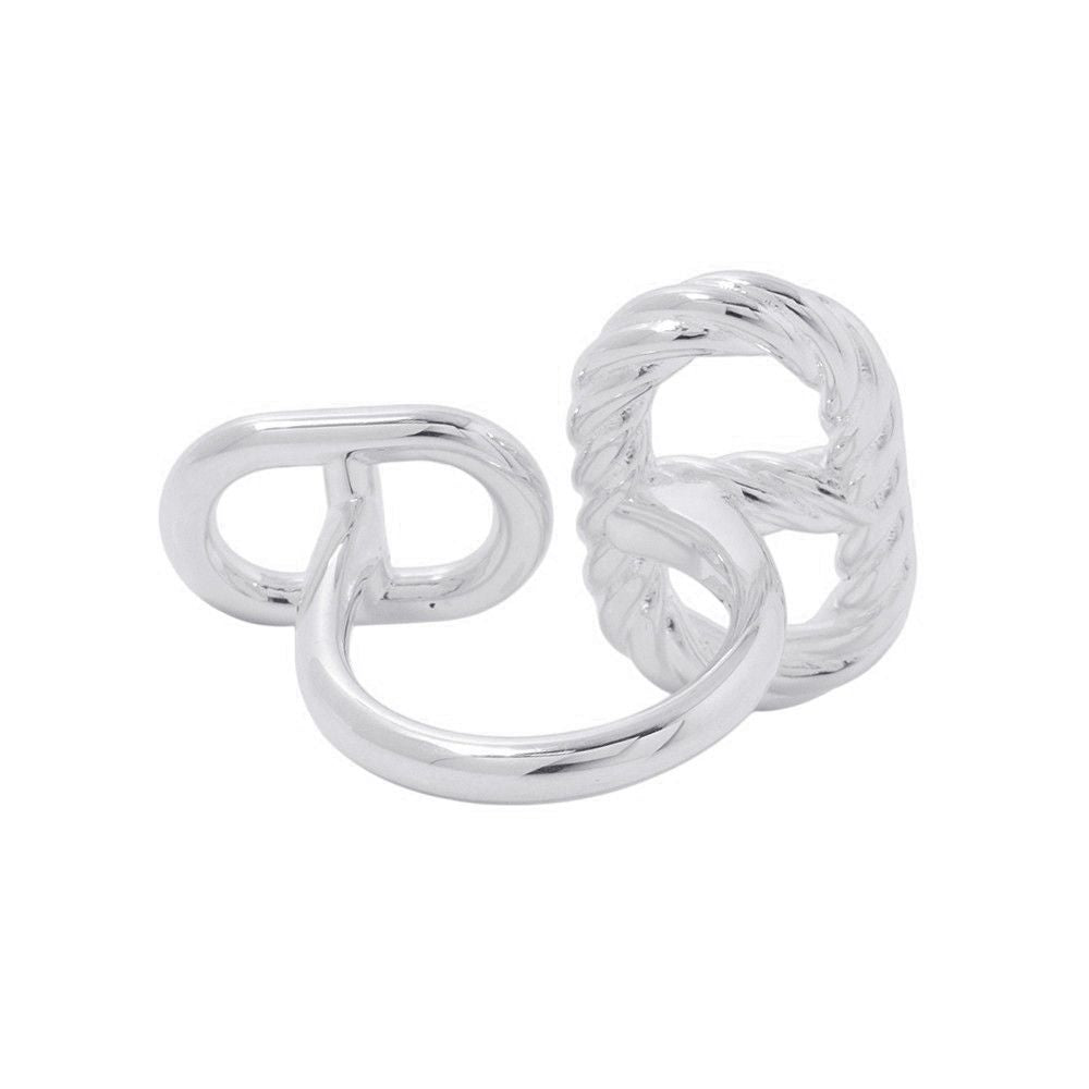 Hermes Ring Chaine D'ancre Alea II Torsade — view 3