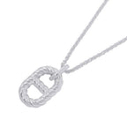 Hermes Necklace Chaine D'ancre Alea II Twist GM Pendant
