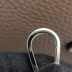 Hermes Shoulder Bag Evelyne 3 PM Etoupe Silver Taurillon Clemence — view 7