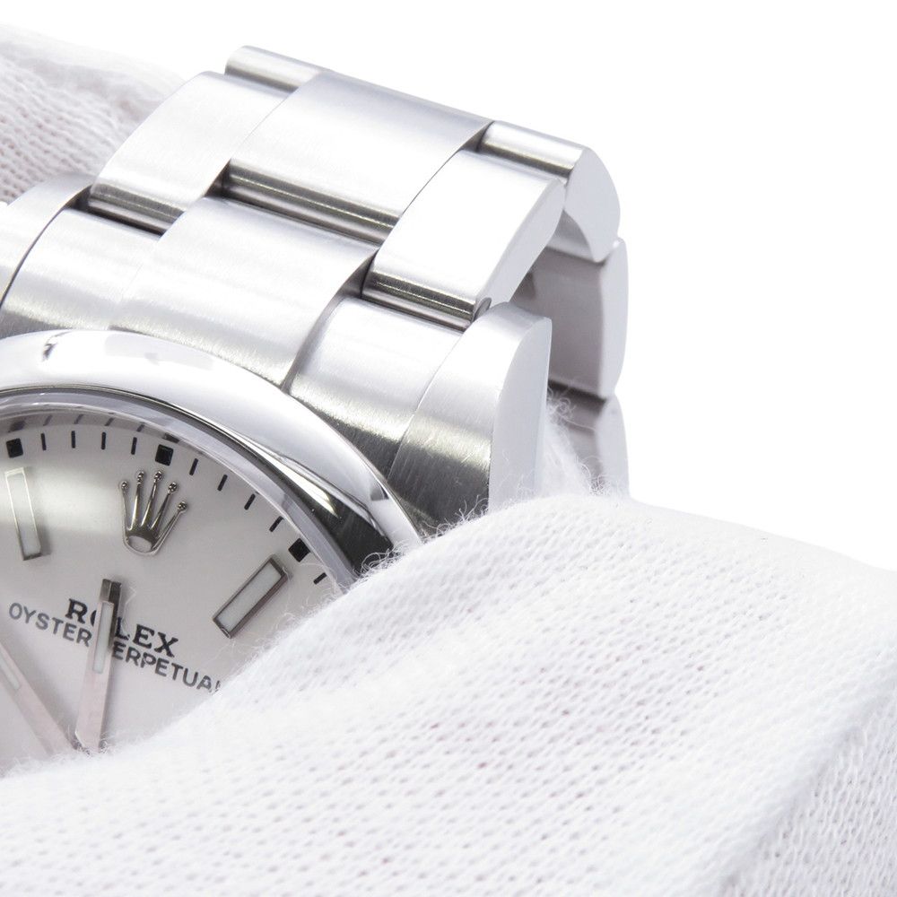 Rolex Oyster Perpetual 39 Roulette Watch White Dial — view 6