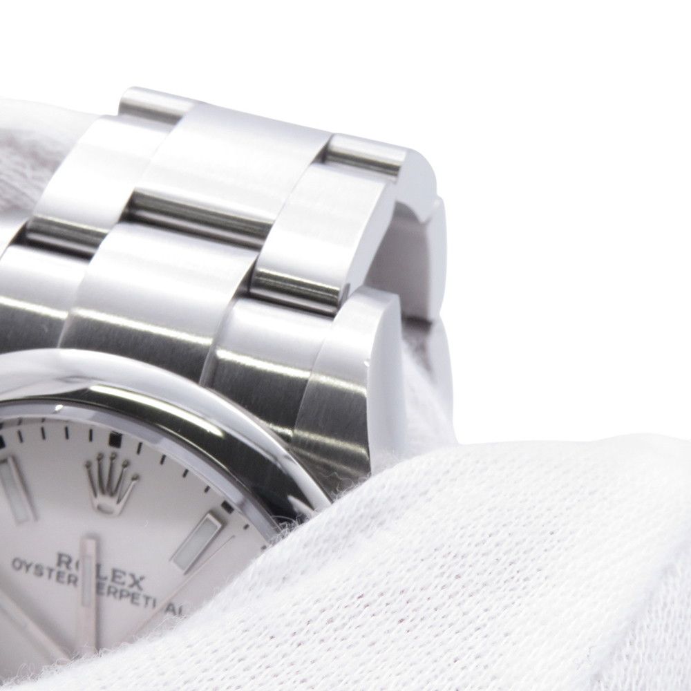 Rolex Oyster Perpetual 39 Roulette Watch White Dial — view 5