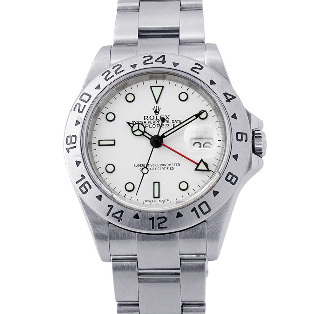 Rolex Number Watch White Dial