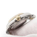 Rolex Datejust SS 18k Yellow Gold Diamond P Number Watch Silver Dial Computer — view 6
