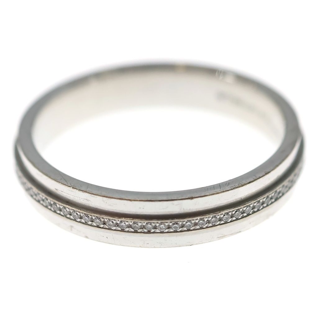 Tiffany & Co T Narrow Diamond Ring White Gold — view 2