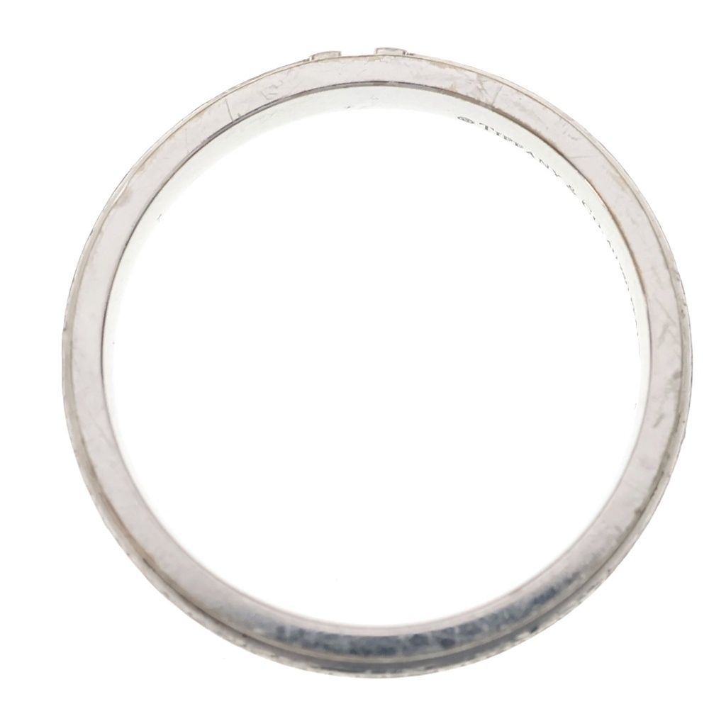 Tiffany & Co T Narrow Diamond Ring White Gold — view 6