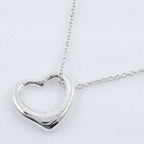 Tiffany & Co Open Heart Elsa Peretti 925 Sterling Silver Necklace — view 3