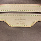 Louis Vuitton Monogram Carry All Boston Bag Padlock Key Name — view 5