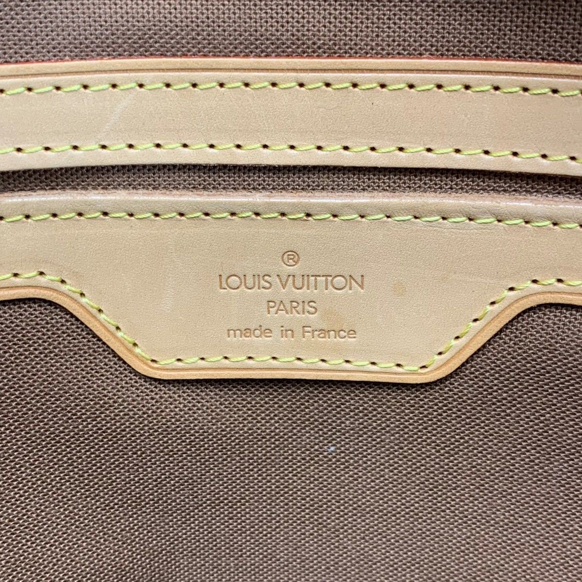 Louis Vuitton Monogram Carry All Boston Bag Padlock Key Name — view 5