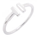 Tiffany & Co Ring T Wire 18k White Gold