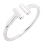 Tiffany & Co Ring T Wire 18k White Gold