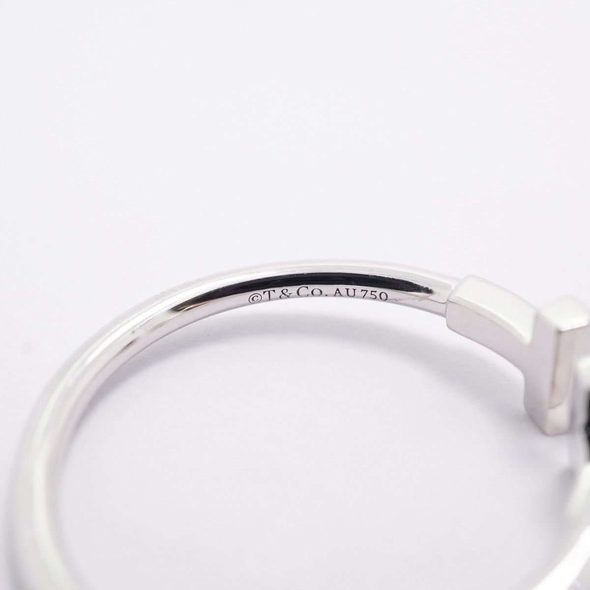 Tiffany & Co Ring T Wire 18k White Gold — view 4