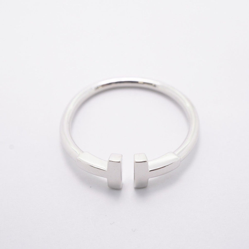 Tiffany & Co Ring T Wire 18k White Gold — view 3