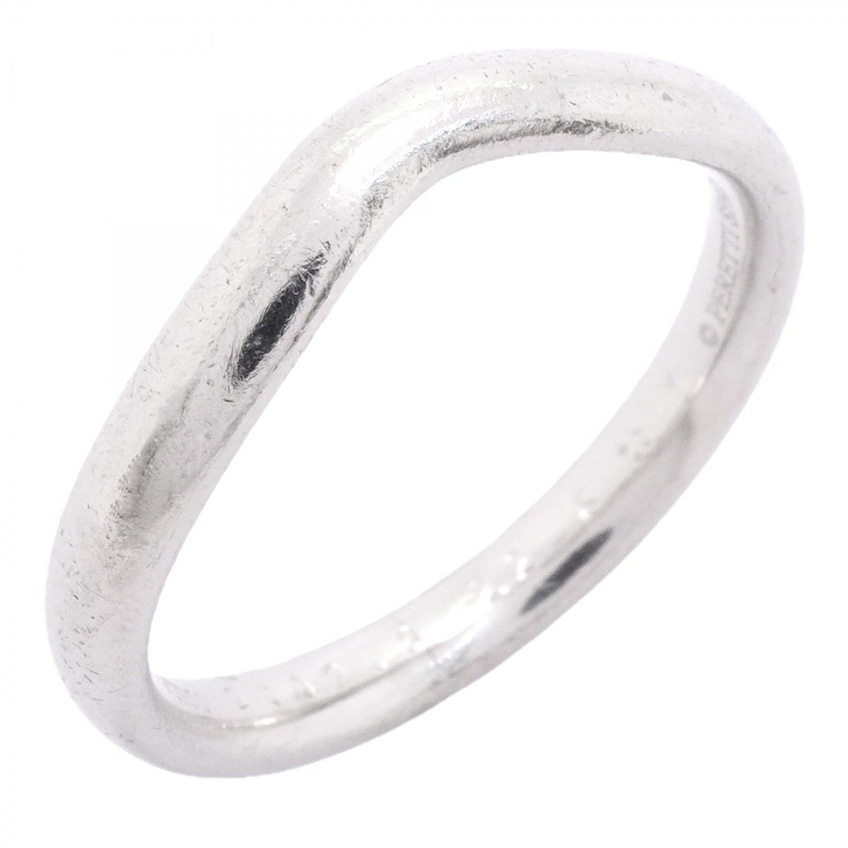 Tiffany & Co Ring T Cube Band Platinum