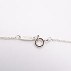 Tiffany & Co Necklace Double Return to Heart 925 Sterling Silver Blue — view 4