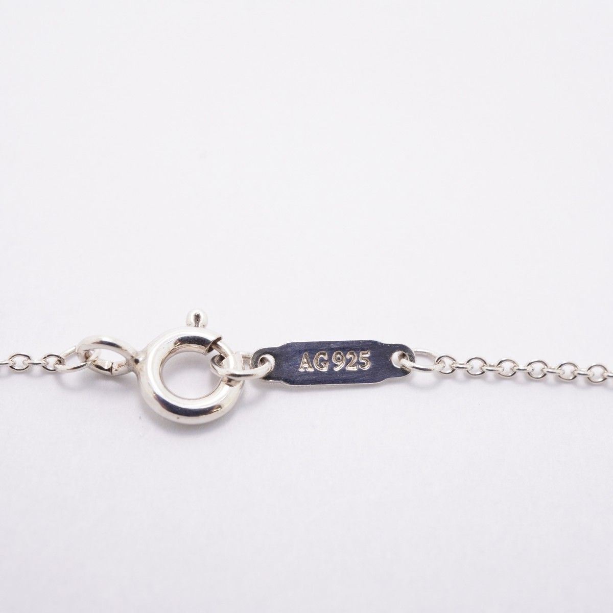 Tiffany & Co Necklace Double Return to Heart 925 Sterling Silver Blue — view 5