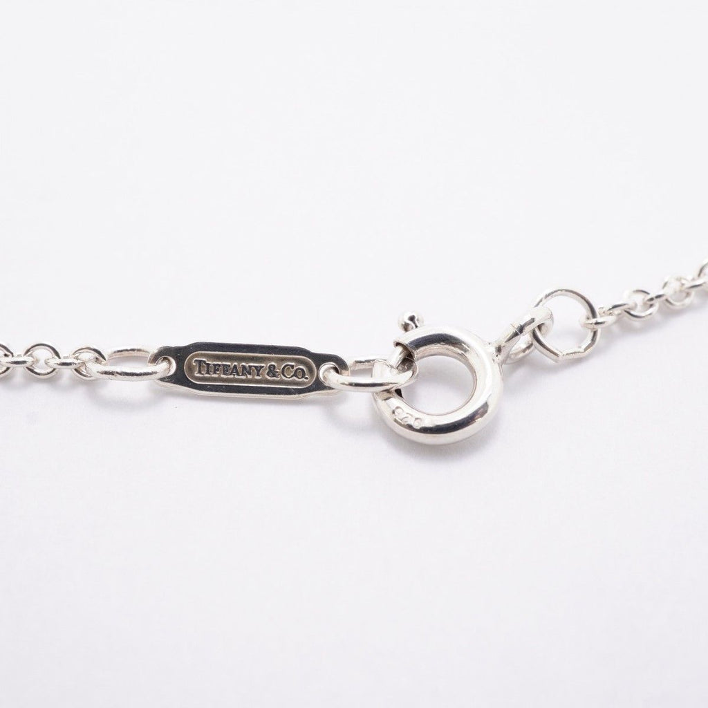 Tiffany & Co Necklace Signature Cross 18k Yellow Gold Silver — view 4