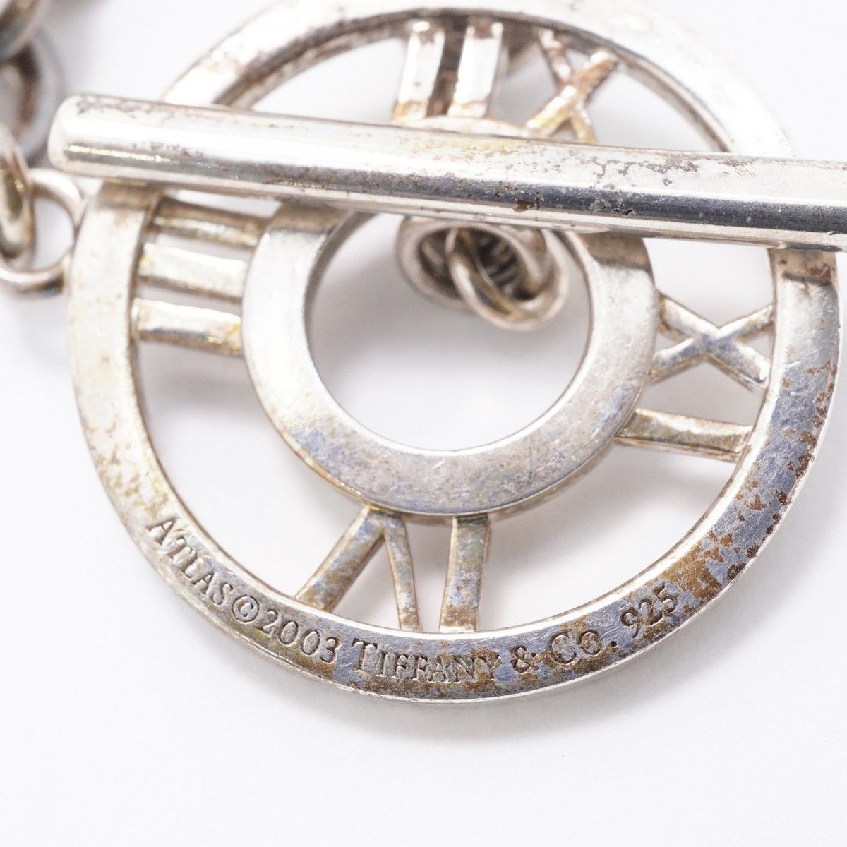 Tiffany & Co Necklace Atlas Toggle 925 Sterling Silver — view 5