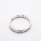 Tiffany & Co Ring Flat Band Platinum Diamond — view 3
